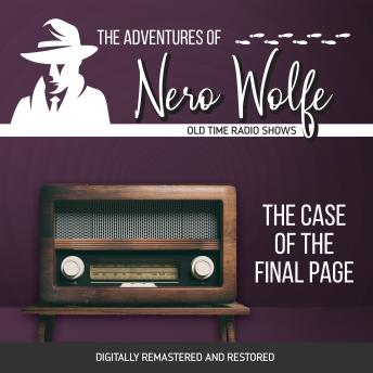 The Adventures of Nero Wolfe: The Case of the Final Page