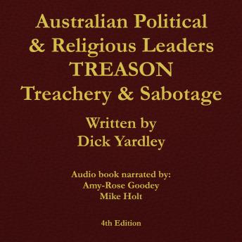 Australian Political & Religious Leaders Treason, Treachery & Sabotage