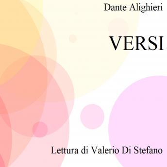 [Italian] - Versi: Antologia dantesca