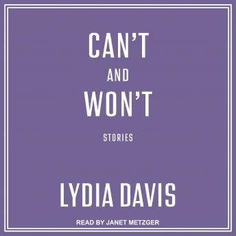 Can't and Won't: Stories