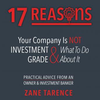17 Reasons Your Company Is Not Investment Grade & What To Do About It: Practical Advice From An Owner & Investment Banker