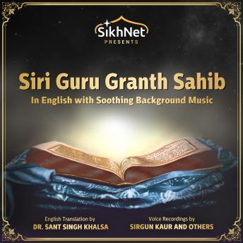 Siri Guru Granth Sahib: The Complete Sikh Scriptures read in English sample.