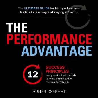 The Performance Advantage - The 12 success principles every senior leader needs to know but executive courses don't teach (Unabridged)