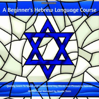 Download Beginner's Hebrew Language Course: Quickly Learn To Speak and Understand Words and Phrases In Hebrew by Moshe Stein