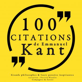 [French] - 100 citations d'Emmanuel Kant