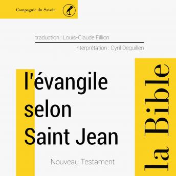 Évangile selon Saint Jean, Audio book by Anonyme 