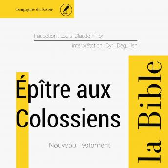 [French] - Épître aux Colossiens: L'intégrale de la Bible