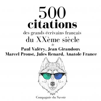 [French] - 500 citations des grands écrivains français du XXème siècle