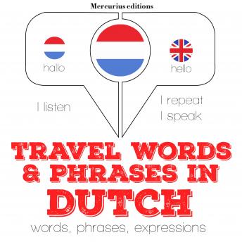 Travel words and phrases in Dutch sample.