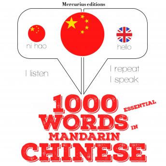 1000 essential words in Mandarin Chinese, Audio book by J. M. Gardner