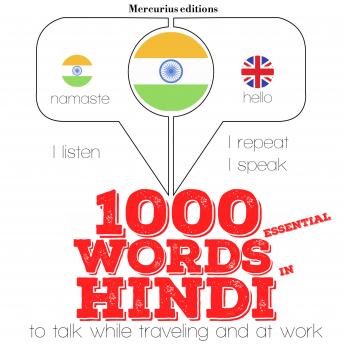 Download 1000 essential words in Hindi by J. M. Gardner
