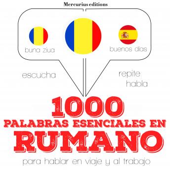 1000 palabras esenciales en rumano, Audio book by J. M. Gardner