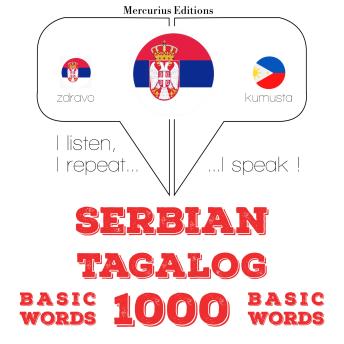 [Serbian] - 1000 битне речи у тагалог: I listen, I repeat, I speak : language learning course
