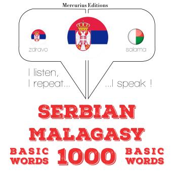 [Serbian] - 1000 битне речи у Малаиалам: I listen, I repeat, I speak : language learning course