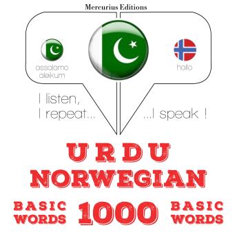 Urdu - Norwegian : 1000 basic words