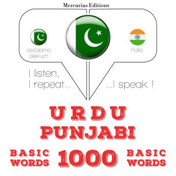 Urdu - Punjabi : 1000 basic words