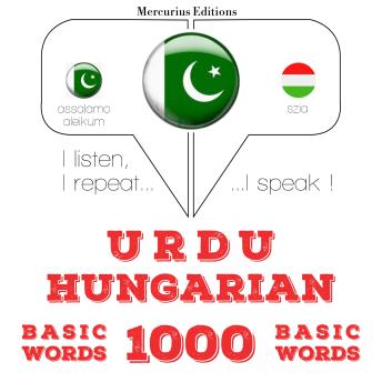 Download Urdu - Hungarian : 1000 basic words by Jm Gardner
