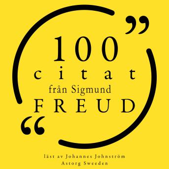 [Swedish] - 100 citat från Sigmund Freud: Samling 100 Citat Cover