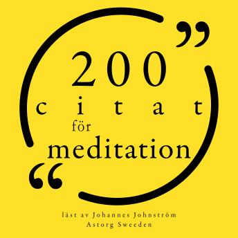 [Swedish] - 200 citat för meditation: Samling 100 Citat