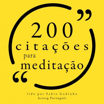 [Portuguese] - 200 citações para meditação: Recolha as melhores citações