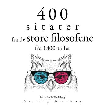 [Norwegian] - 400 sitater fra store filosofer fra 1800-tallet: Samle de beste tilbudene