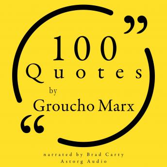 100 Quotes by Groucho Marx sample.
