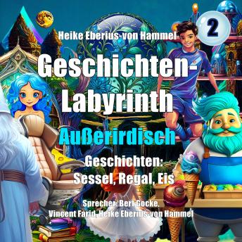 [German] - Geschichten-Labyrinth - Außerirdisch: Sessel, Regal, Eis