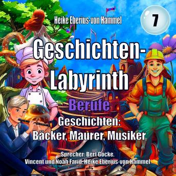 [German] - Geschichten-Labyrinth - Berufe: Bäcker, Maurer, Musiker
