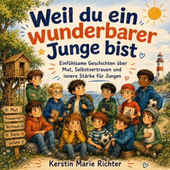 [German] - Weil du ein wunderbarer Junge bist: Einfühlsame Geschichten über Mut, Selbstvertrauen und innere Stärke für Jungen