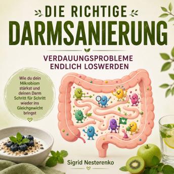 [German] - Die richtige Darmsanierung- Verdauungsprobleme endlich loswerden: Wie du dein Mikrobiom stärkst und deinen Darm Schritt für Schritt wieder ins Gleichgewicht bringst