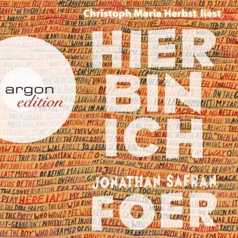 Hier bin ich (Gekürzte Lesung), Audio book by Jonathan Safran Foer