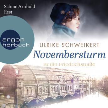 [German] - Berlin Friedrichstraße: Novembersturm - Friedrichstraßensaga, Band 1 (Ungekürzt)