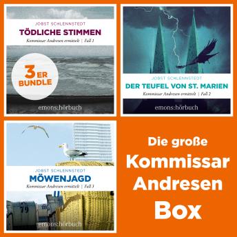 [German] - Die große Kommissar Andresen Box - Tödliche Stimmen, Der Teufel von St. Marien, Möwenjagd - Kommissar Andresen (Ungekürzt)