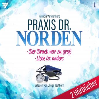 [German] - Praxis Dr. Norden 2 Hörbücher Nr. 1 - Arztroman: Der Druck war zu groß - Liebe ist anders