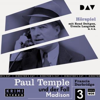 Paul Temple und der Fall Madison (Original-Radio-Fassung) (Ungekürzt)