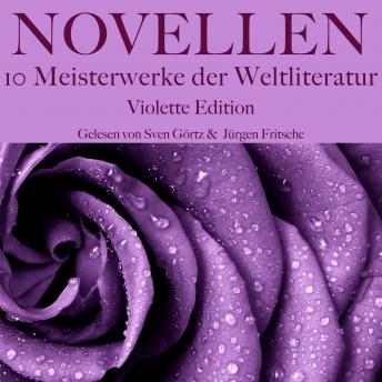 [German] - Novellen: Zehn Meisterwerke der Weltliteratur: Violette Edition