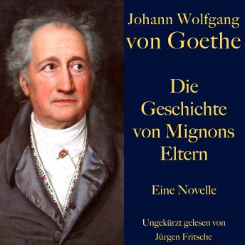 [German] - Johann Wolfgang von Goethe: Die Geschichte von Mignons Eltern: Eine Novelle. Ungekürzt gelesen