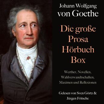 [German] - Johann Wolfgang von Goethe: Die große Prosa Hörbuch Box: Werther, Novellen, Wahlverwandtschaften, Maximen und Reflexionen