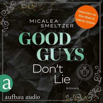 [German] - Good Guys Don't Lie - College Sports Romance - The Aldridge Boys, Band 4 (Ungekürzt)