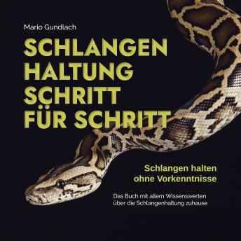 [German] - Schlangenhaltung Schritt für Schritt - Schlangen halten ohne Vorkenntnisse: Das Buch mit allem Wissenswerten über die Schlangenhaltung zuhause - inkl. Selbsttest und Checkliste