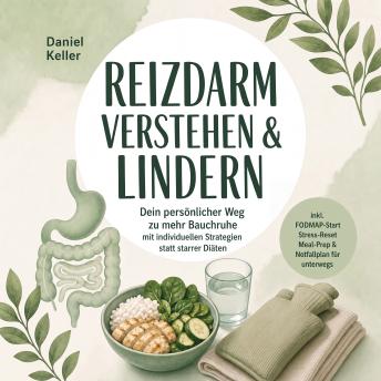 [German] - Reizdarm verstehen & lindern: Dein persönlicher Weg zu mehr Bauchruhe – mit individuellen Strategien statt starrer Diäten – inkl. FODMAP-Start, Stress-Reset, Meal-Prep & Notfallplan für unterwegs