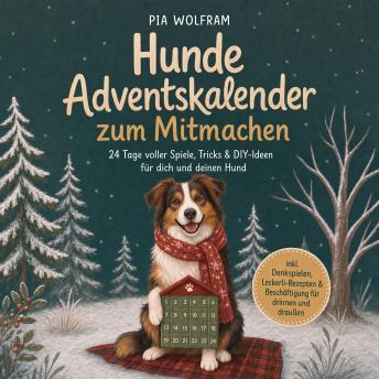 [German] - Hunde Adventskalender zum Mitmachen: 24 Tage voller Spiele, Tricks & DIY-Ideen für dich und deinen Hund - inkl. Denkspielen, Leckerli-Rezepten & Beschäftigung für drinnen und draußen