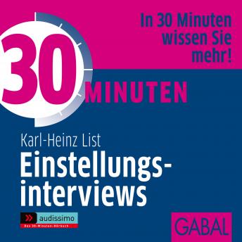 [German] - 30 Minuten Einstellungsinterviews