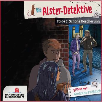 [German] - Alster-Detektive Folge 5 - Schöne Bescherung (Hörbuch ungekürzt): Gelesen von Andreas Fröhlich