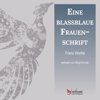 [German] - Eine blassblaue Frauenschrift