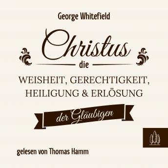 [German] - Christus – die Weisheit, Gerechtigkeit, Heiligung und Erlösung der Gläubigen