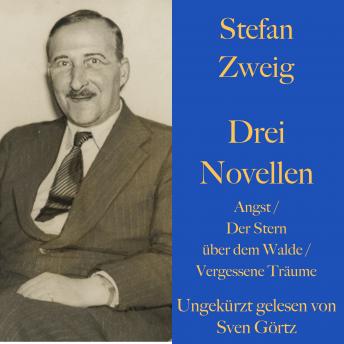 [German] - Stefan Zweig: Drei Novellen.: Angst / Der Stern über dem Walde / Vergessene Träume. Ungekürzt gelesen.