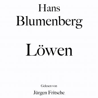[German] - Hans Blumenberg: Löwen