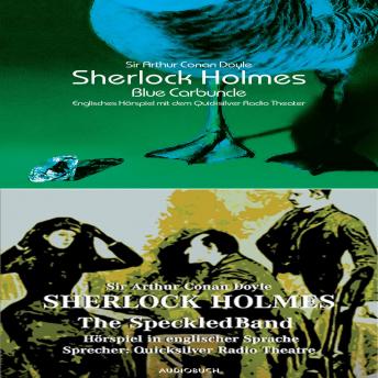 [German] - The Blue Carbuncle and The Speckled Band: Hörspiele in englischer Sprache