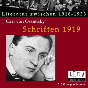 [German] - Schriften: 1919